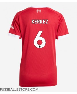 Günstige Liverpool Milos Kerkez #6 Heimtrikot Damen 2025-26 Kurzarm